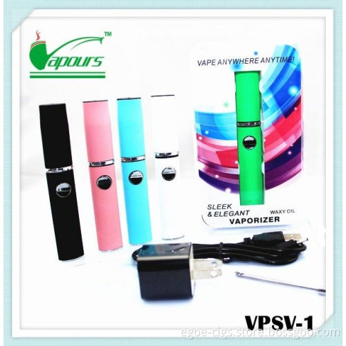 350mah Ce Elips E Cig No Burning Taste For Dry Herb / Wax